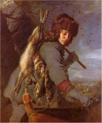 Ushanka On German Hunter